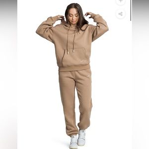Lazypants WOMEN'S SWEATSUIT SET IN CAMEL size S